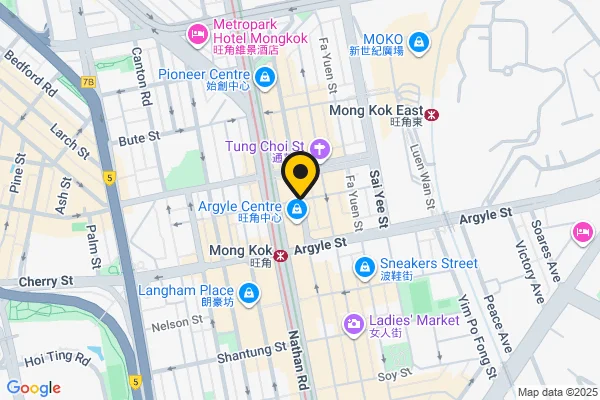 Map showing location at 22.320364, 114.169773